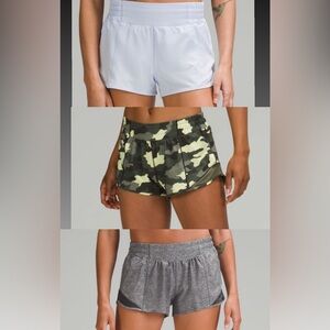 Lululemon Hotty Hot Shorts Bundle 2.5”